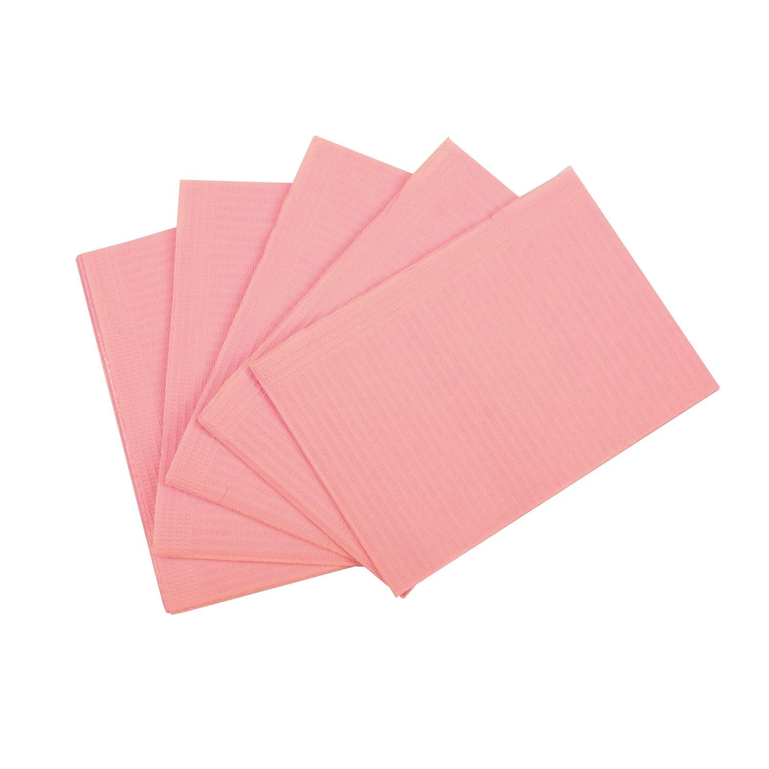 PINK Disposable Dental Bibs (125)