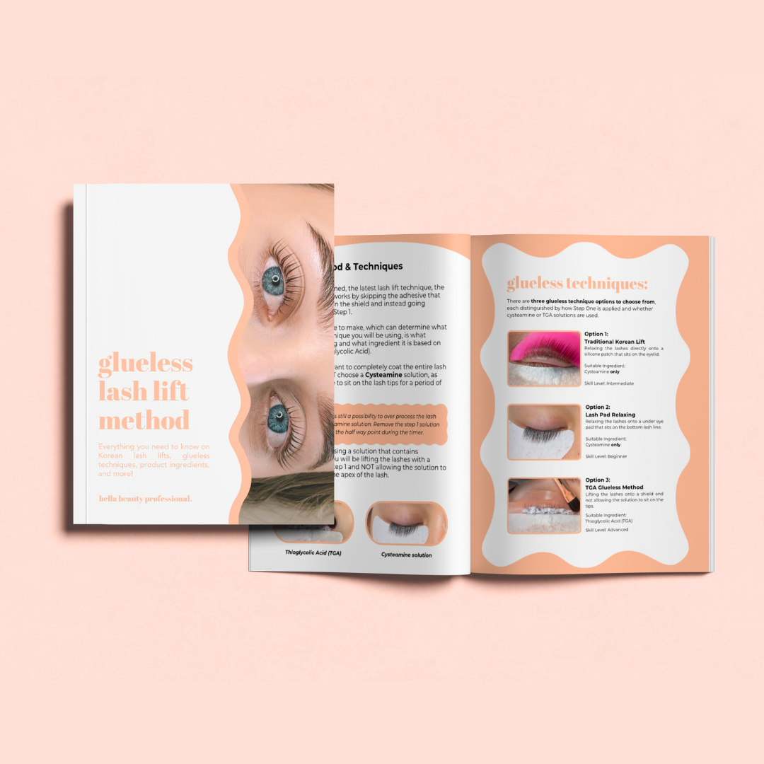 Bella Beauty Pro - Korean & Glueless Lash Lift Method Manual