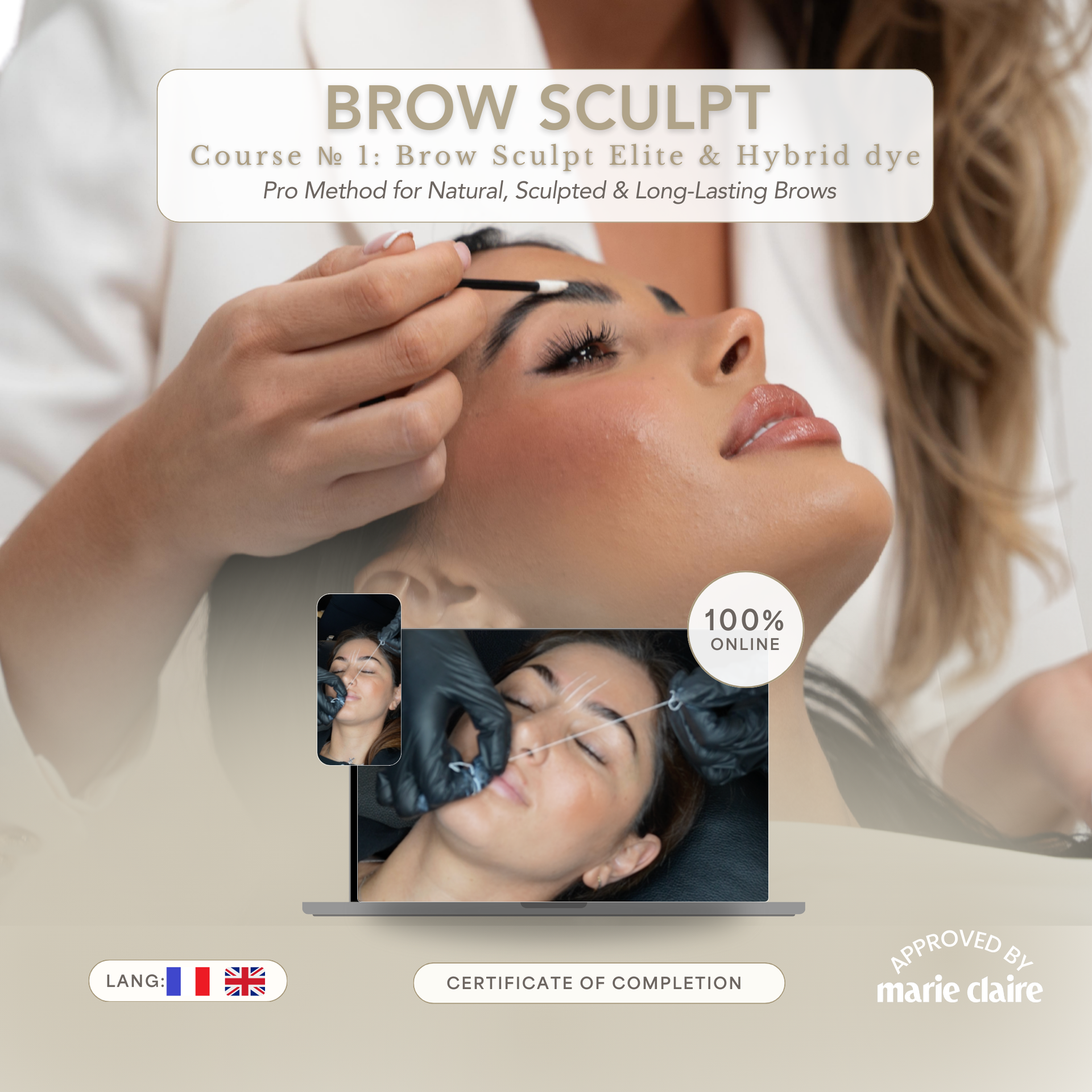 Brow Renaissance Academy - Brow Sculpt & Hybrid Dye Online Course