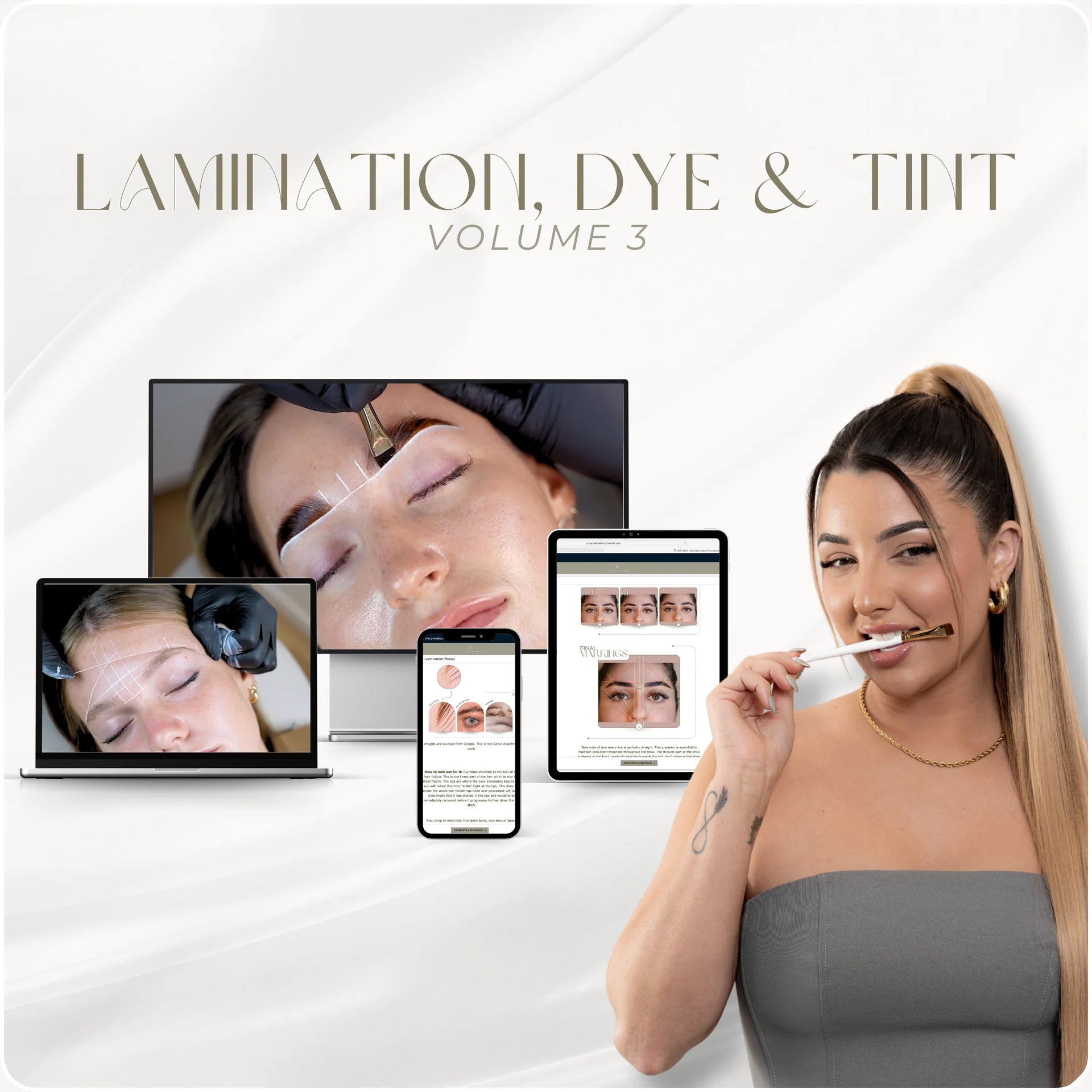 Carvd Academy - Lamination, Dye & Tint Masterclass - Volume 3