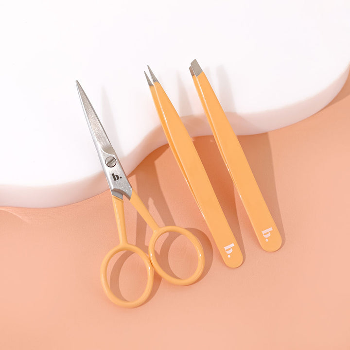 Bella Beauty Pro - Capri Peach Collection Set (Pointed + Slanted + Scissors)