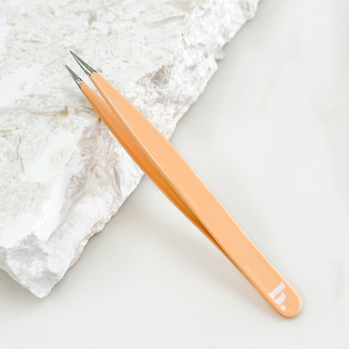 Bella Beauty Pro - Capri Peach Tweezers (Pointed)