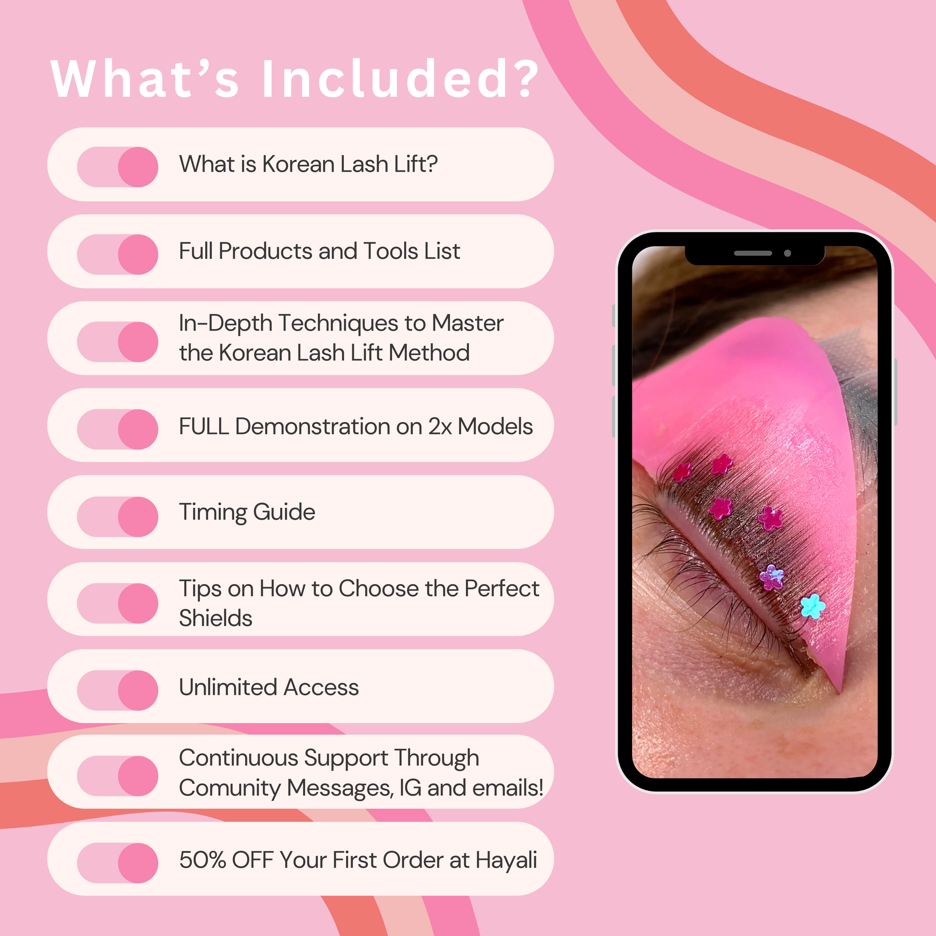 Hayali Beauty - Korean Lash Lift Online Course