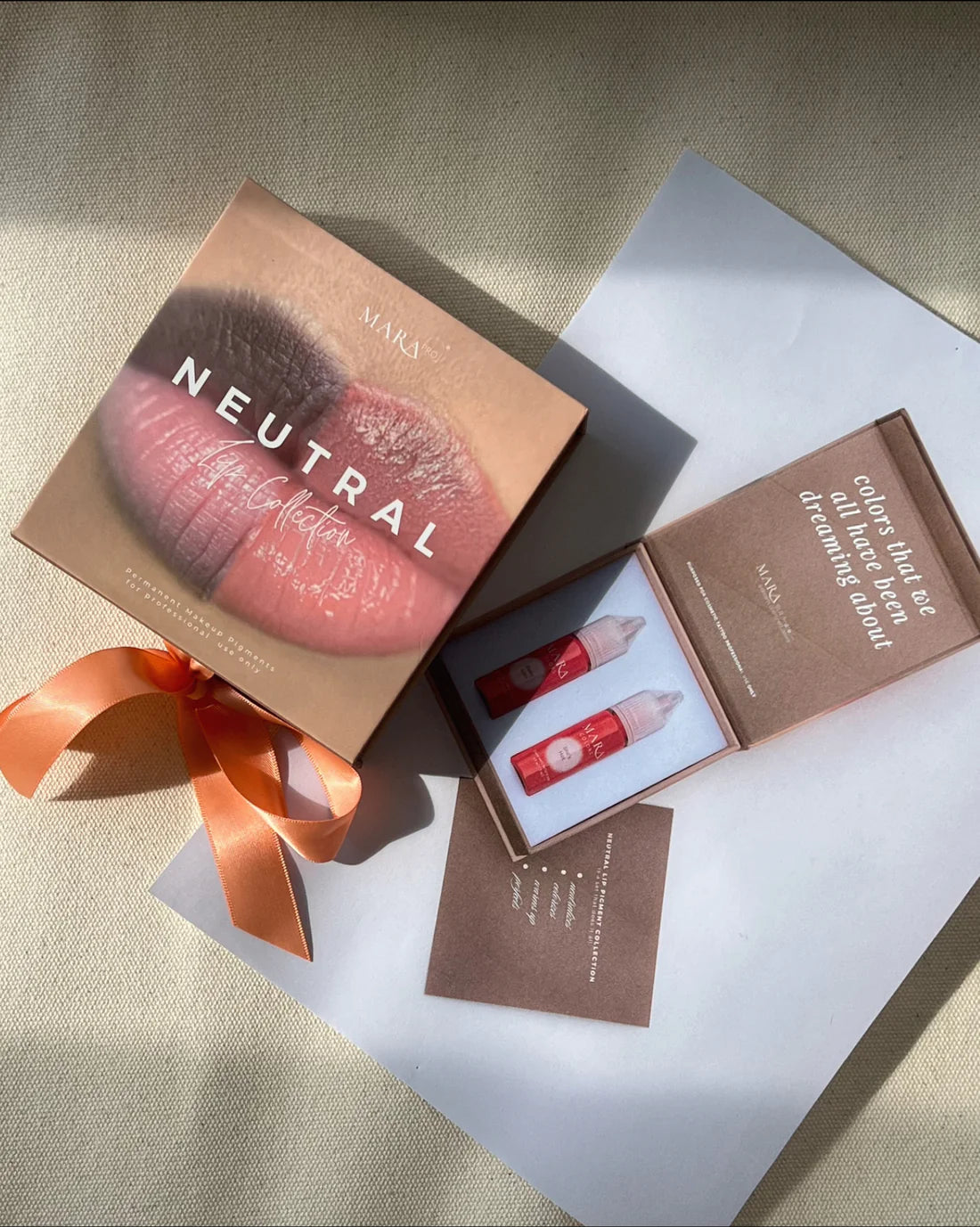Mara Pro - Neutral Lip Pigments Set