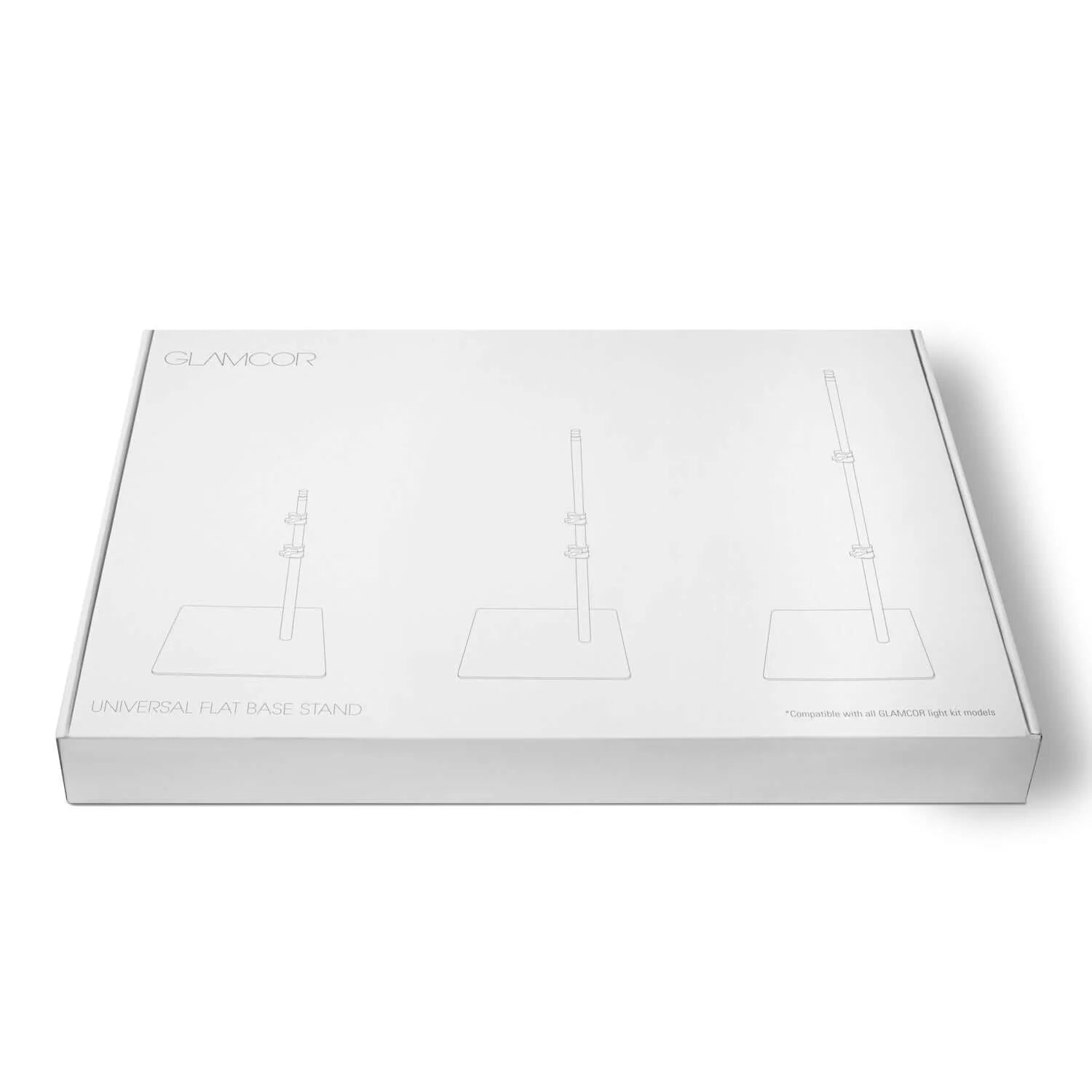 GLAMCOR - Universal Flat Base Stand (White)