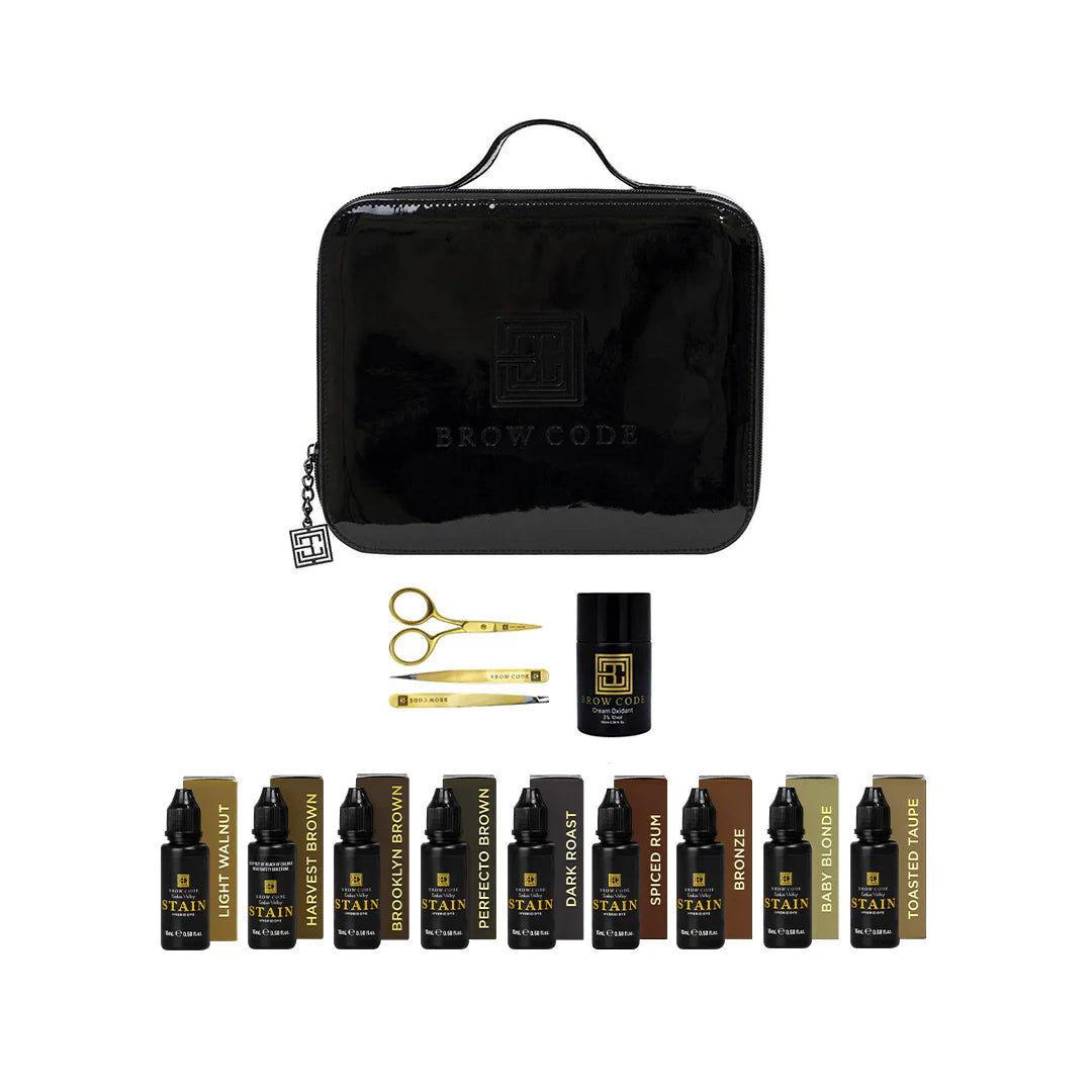 Brow Code - Professional Stain Hybrid Brow Dye Kit