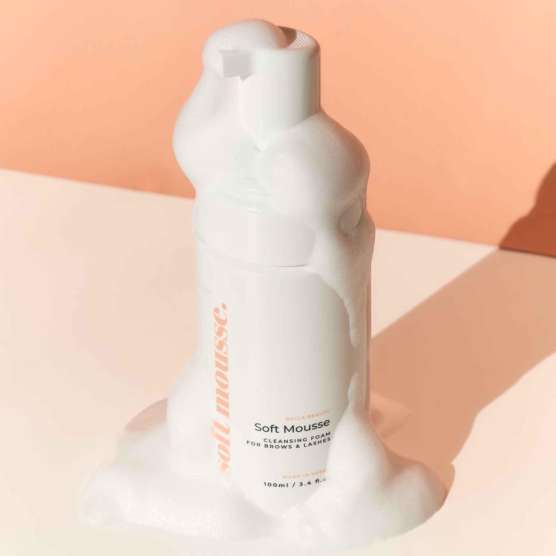Bella Beauty Pro - Soft Mousse - Brow & Lash Foam Cleanser