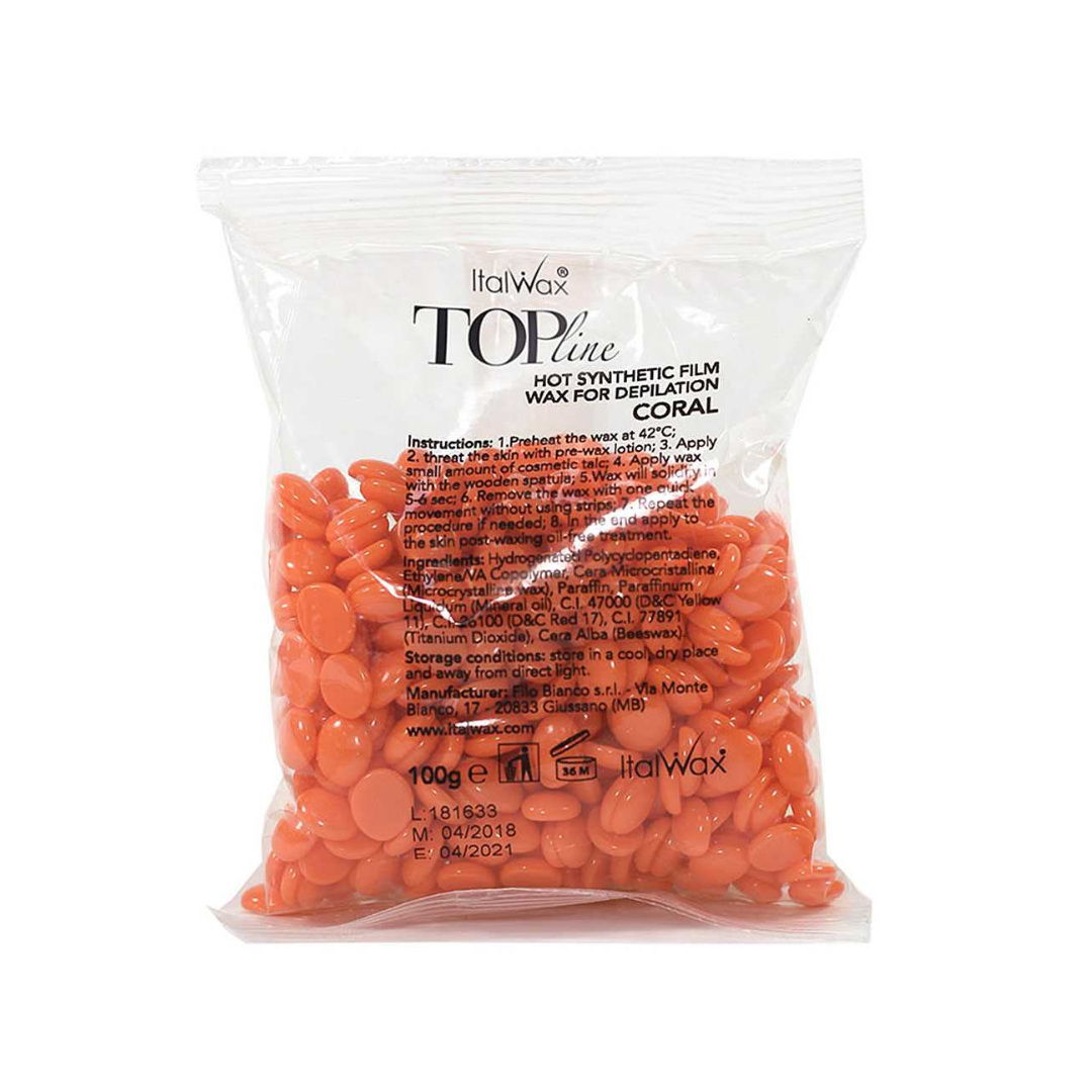 ITALWAX - Hard Wax Coral Top Line (SAMPLE 100g)
