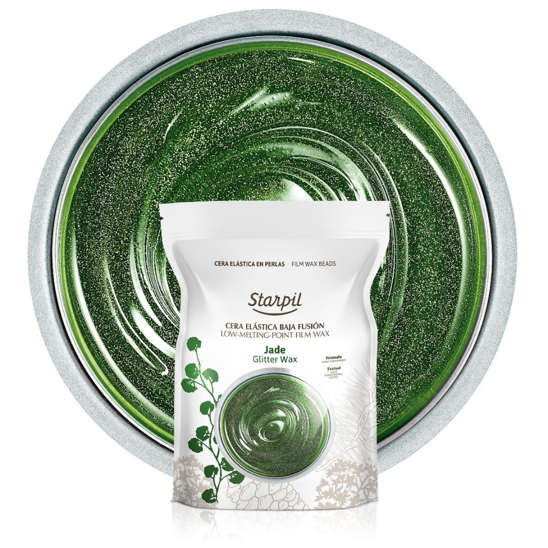 Starpil - Glitter Wax Beads Jade (1KG)