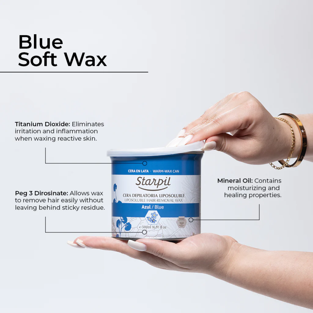 Starpil - Blue Soft Strip Wax Can
