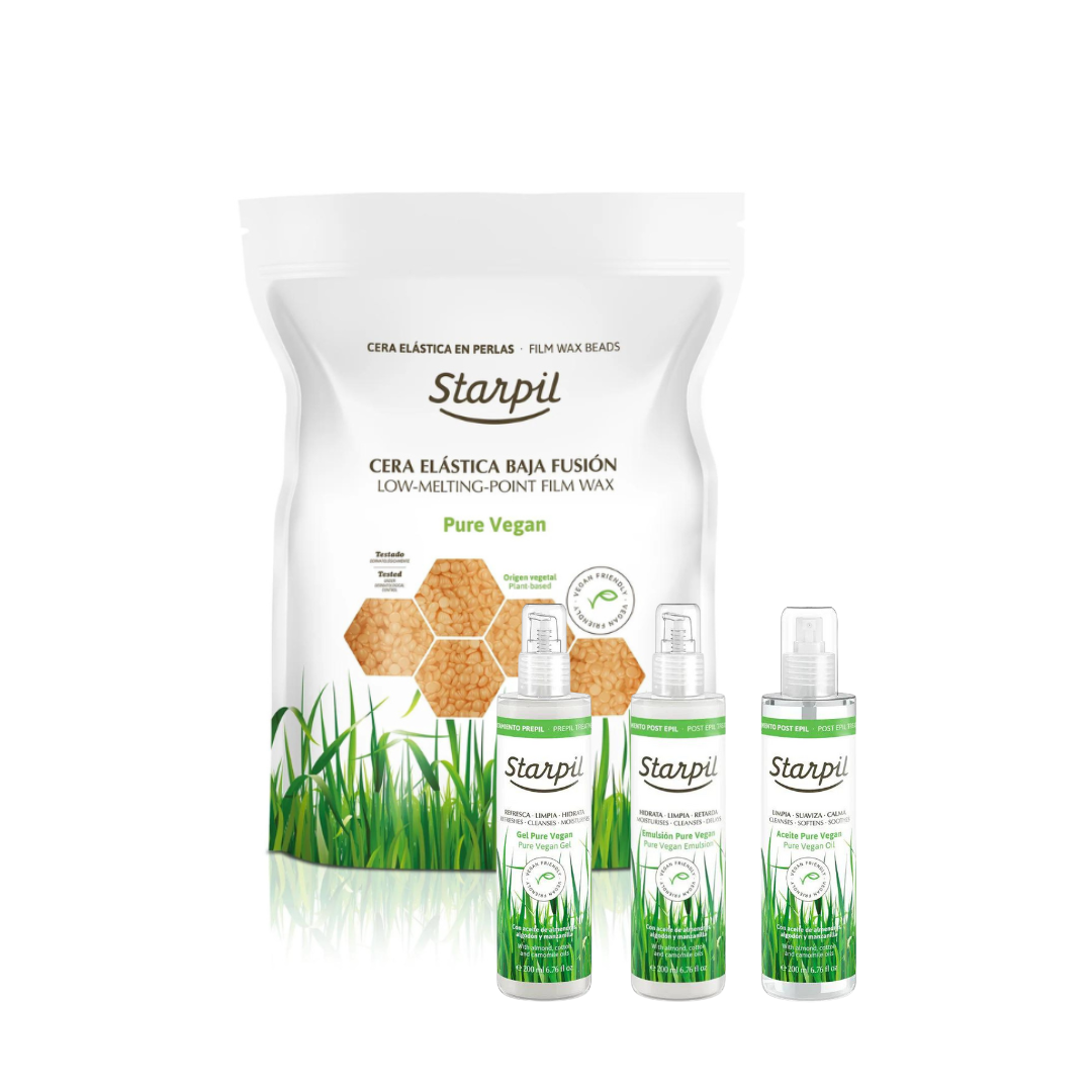 Starpil - Vegan Wax & Solutions Kit