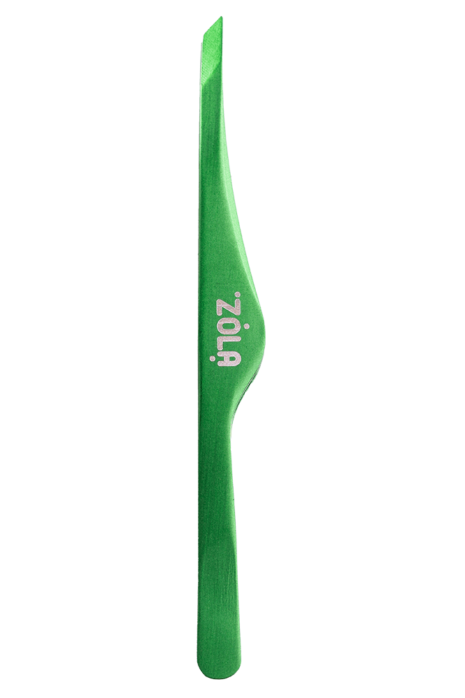 Zola - Slanted Tweezers (Green)