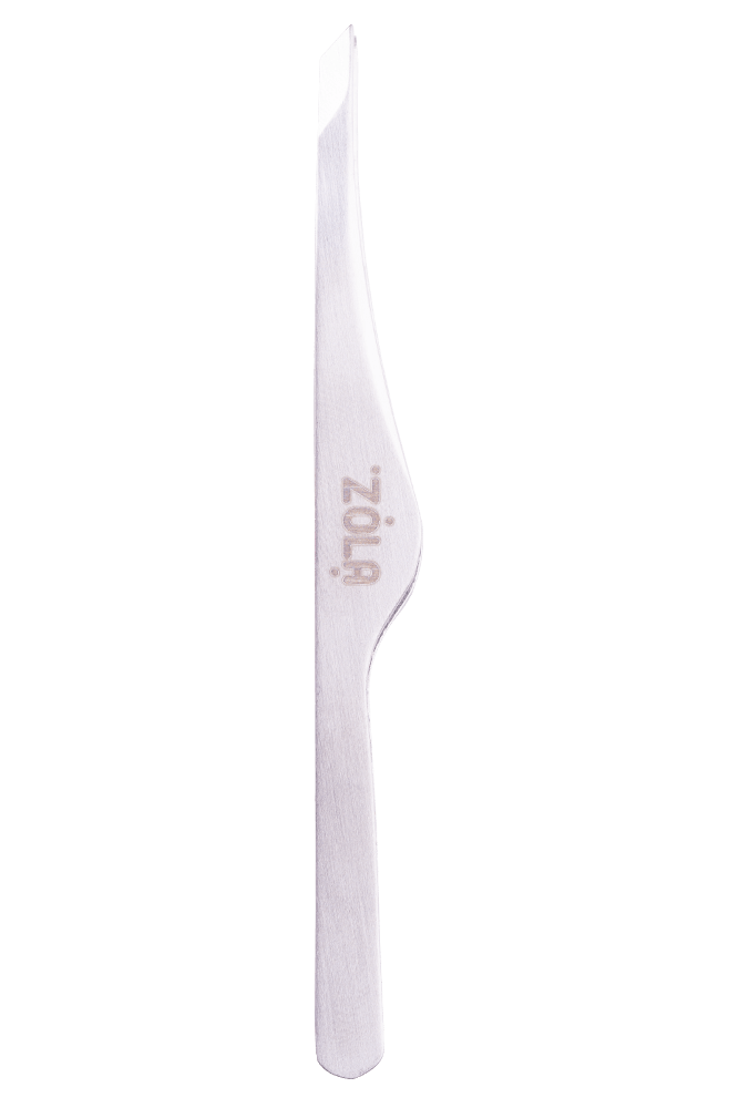 Zola - Slanted Tweezers (Silver)