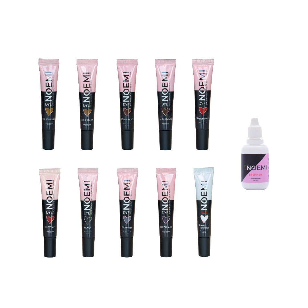 Noemi - Hybrid Dye Kit (9 colours + 1 Corrector +  CREAM Developer)