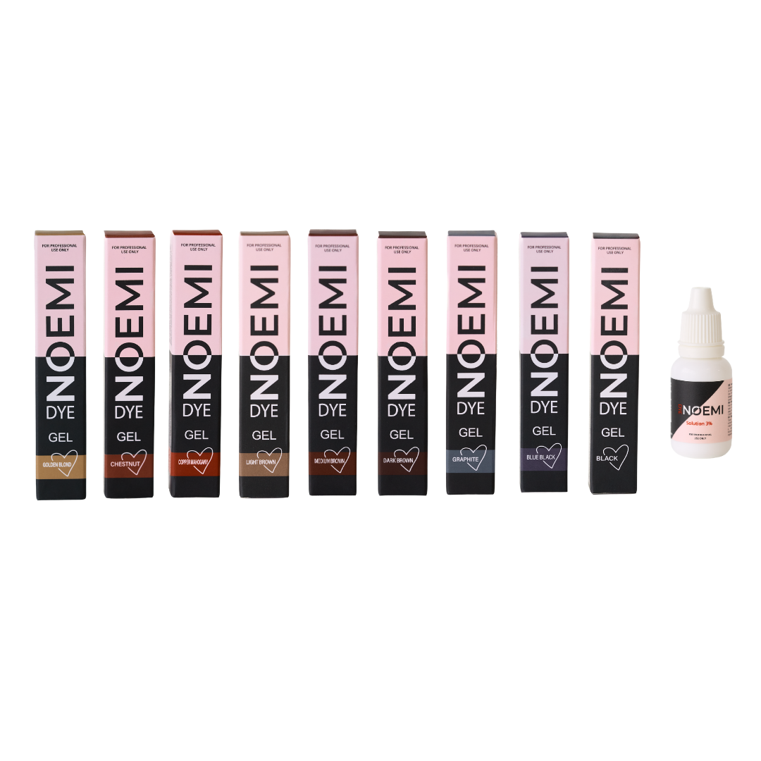 Noemi - New Formula Hybrid Brow Dye Gel Kit (9 Original Shades + 14ml Developer)