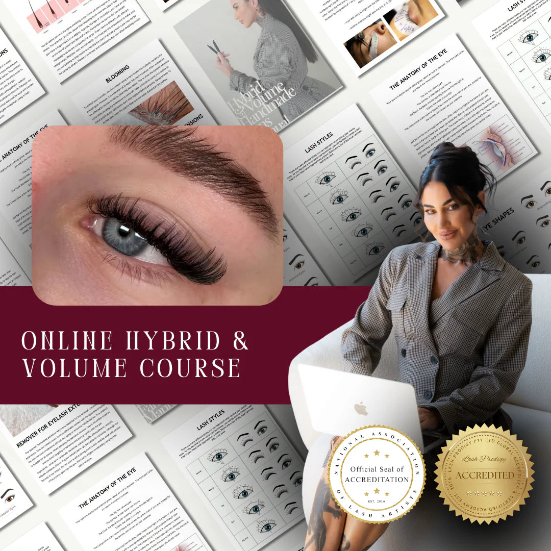 Lash Prodigy - Handmade Hybrid & Russian Volume (3D - 10D) Lash Extension Course