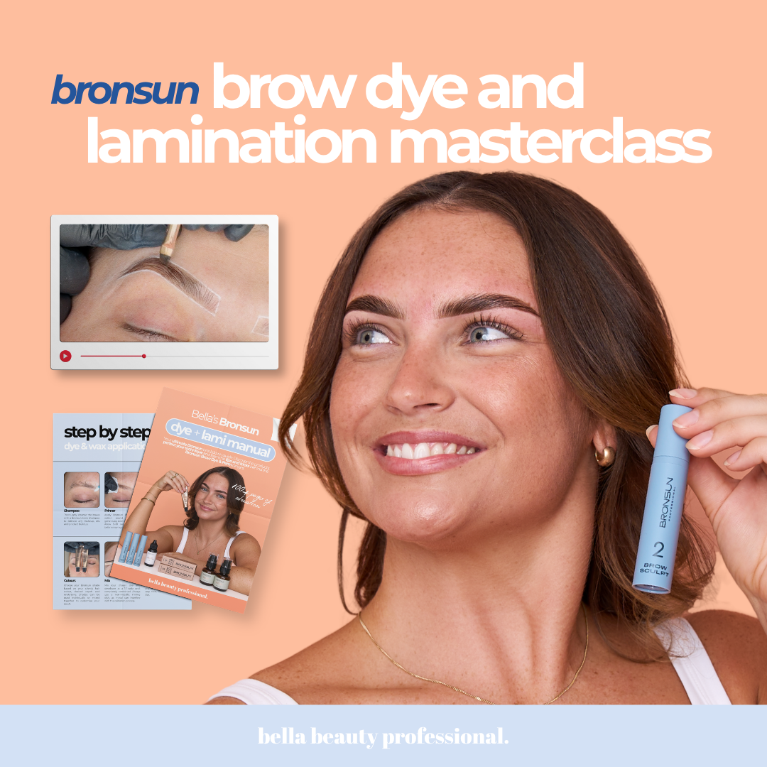 Bella Beauty Pro - Bella's Bronsun Brow Dye & Lamination Masterclass & Manual