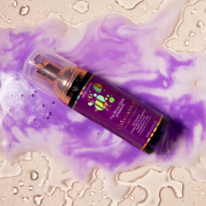 Brow Geek X Chateau De Belle - Brow Shampoo Foam (Purple)