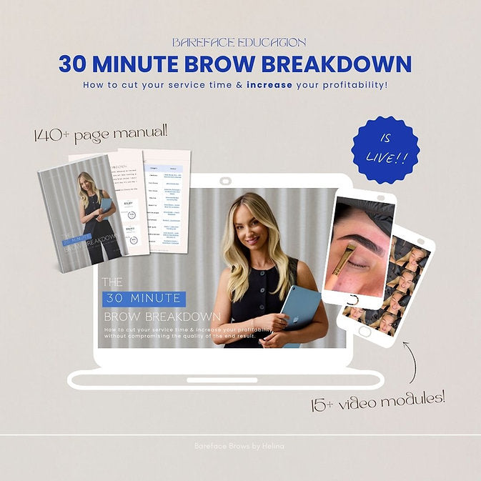 Barefaced Brows By Helina - The 30-Minute Brow Breakdown