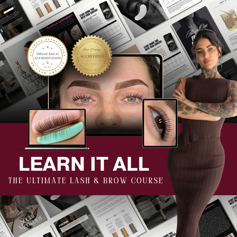 Lash Prodigy - Learn It All - The Ultimate Lash & Brow Course