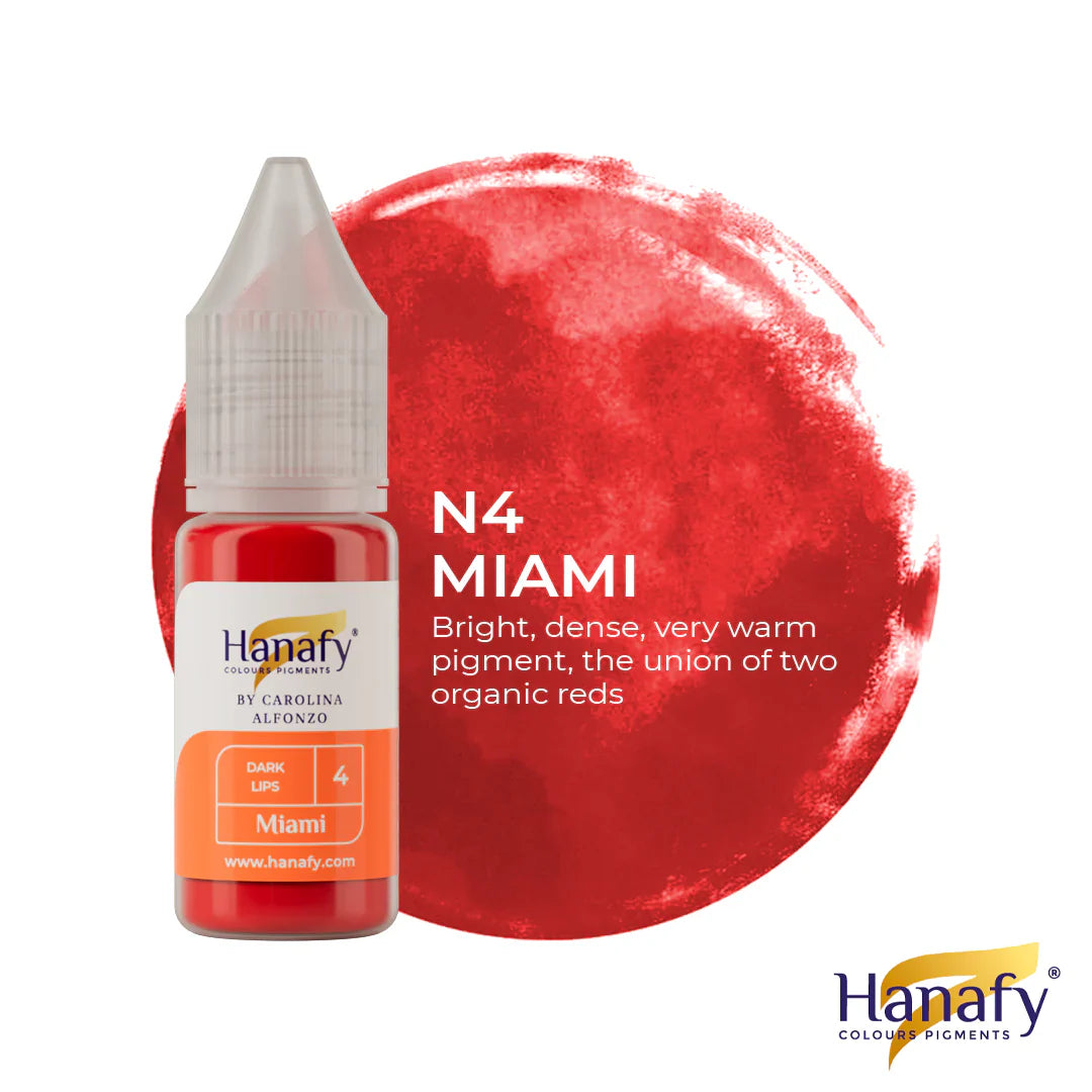 Hanafy - Lip Pigment - Dark Lips - N4 Miami