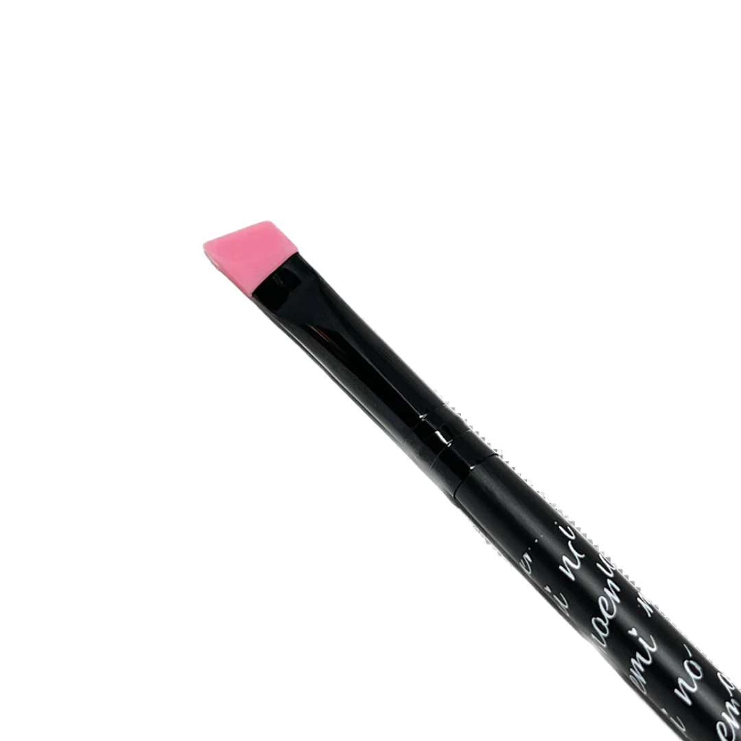 Noemi - Pink Angled Silicone Brush