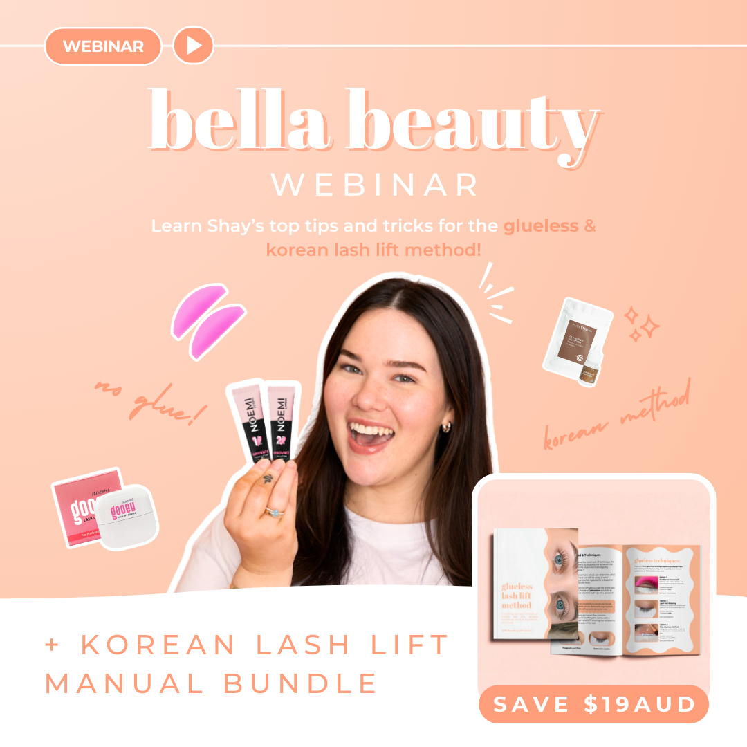 Korean Lash Lift Mini Masterclass / Webinar + Manual BUNDLE