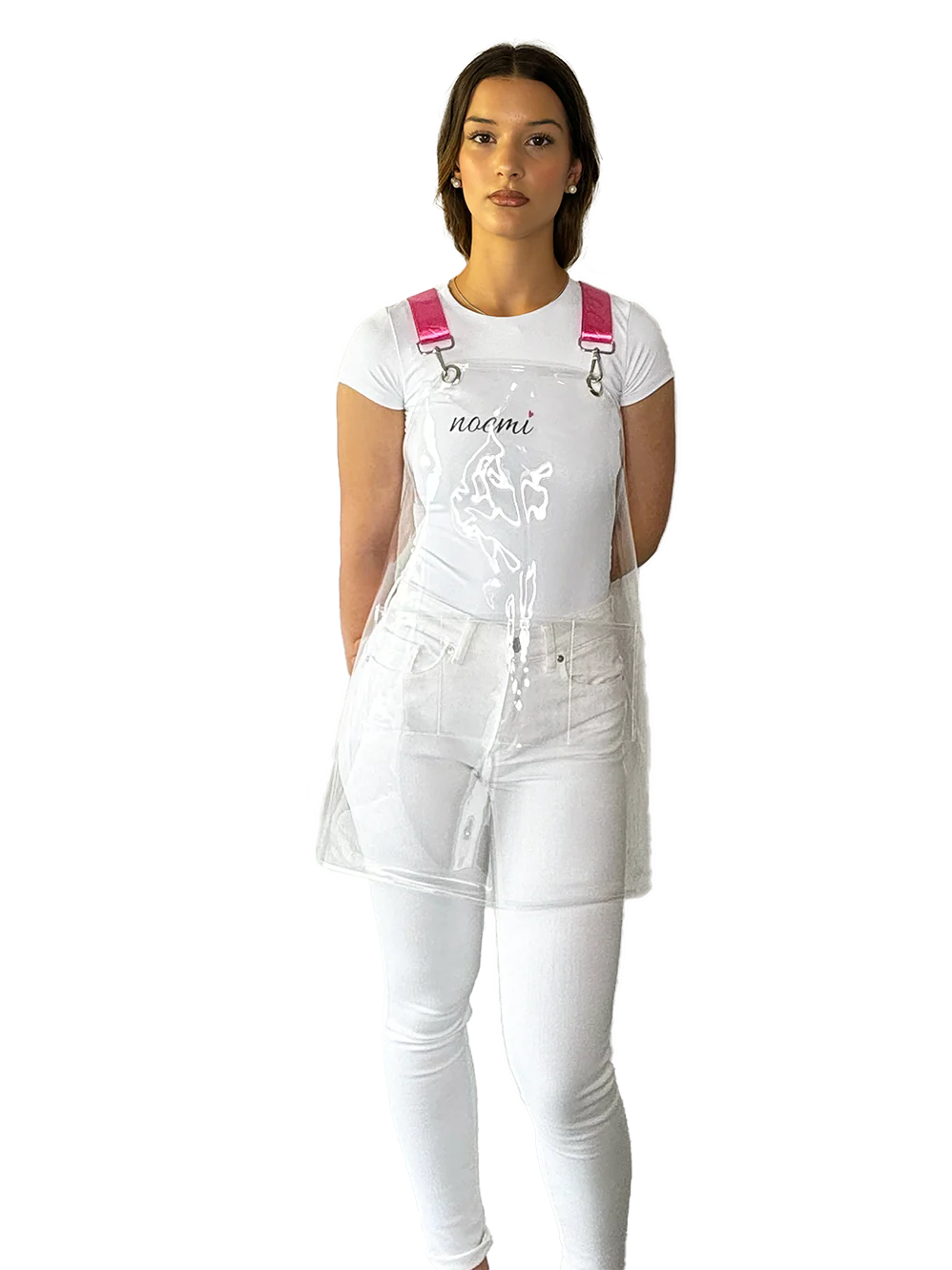 Noemi - Clear Apron and Coloured Straps