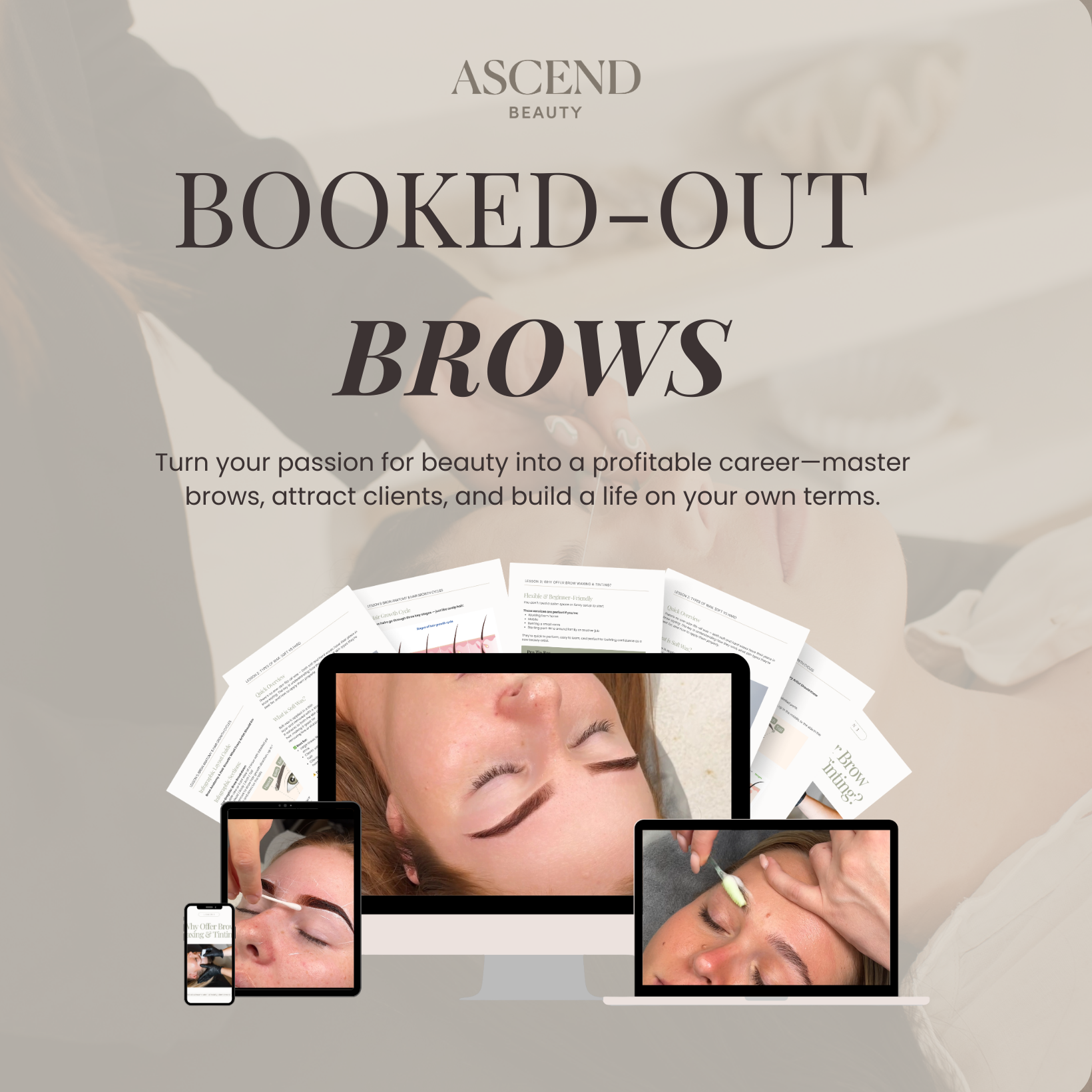 Ascend Brows - Booked Out Brows Course