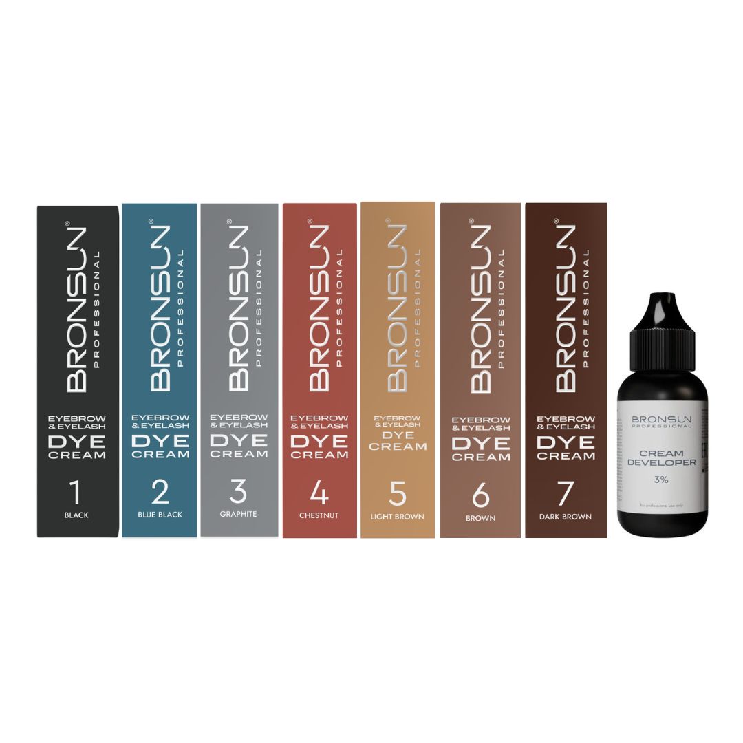 Bronsun - Dye Cream Kit (All 7 colours + developer)