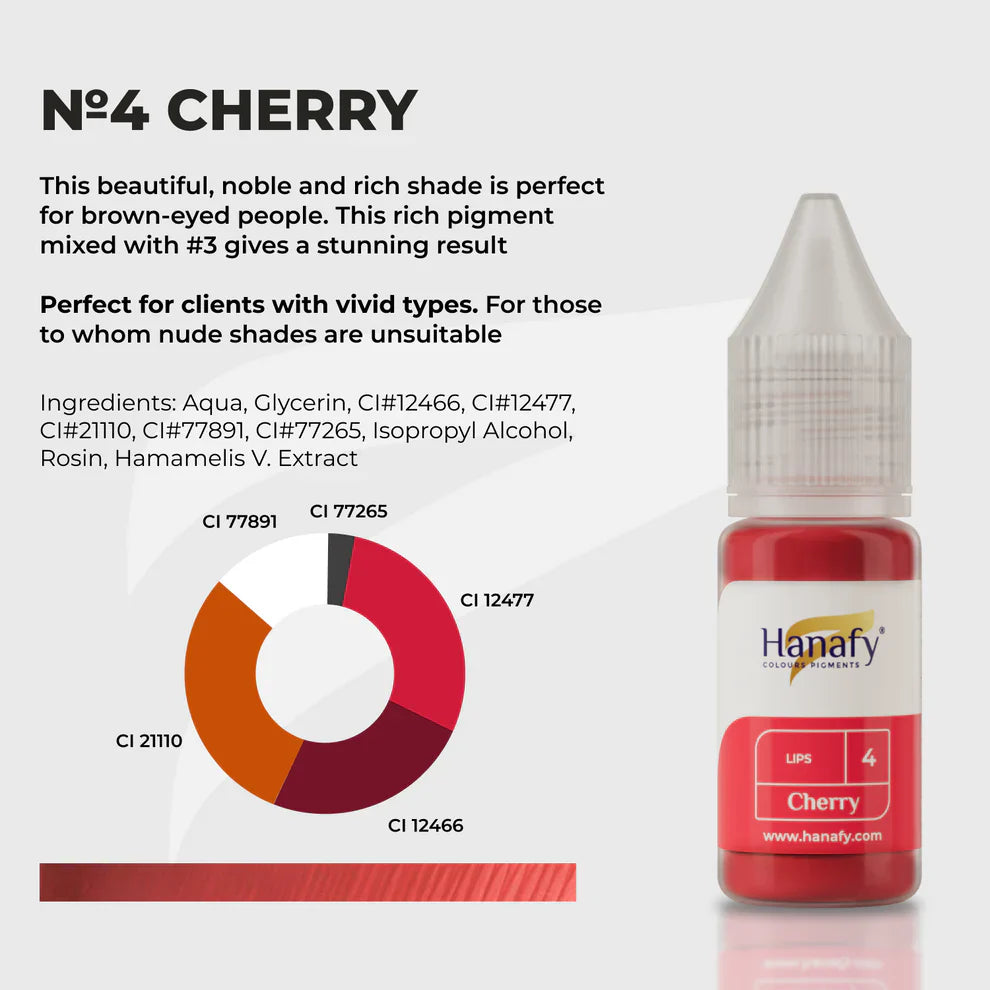 Hanafy - Main Lip Pigment - N4 Cherry