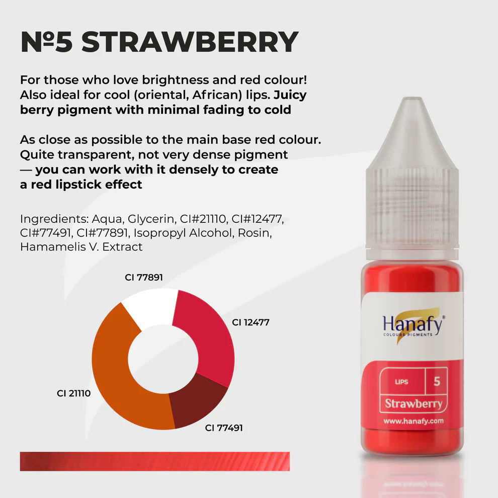 Hanafy - Main Lip Pigment - N5 Strawberry