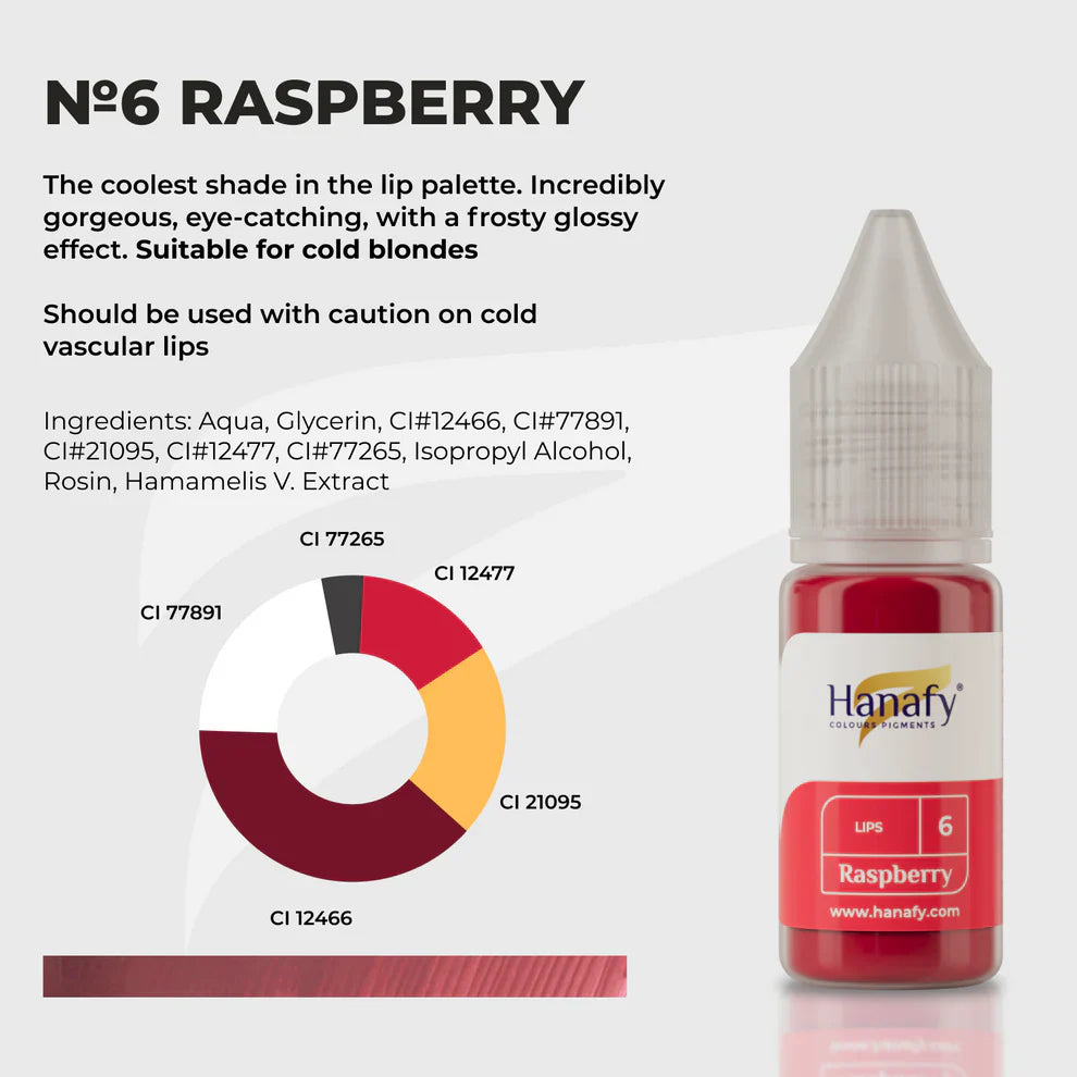 Hanafy - Main Lip Pigment - N6 Raspberry