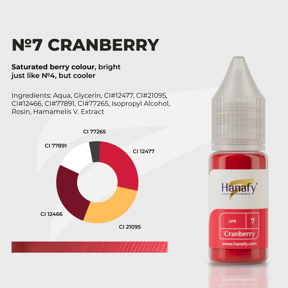 Hanafy - Main Lip Pigment - N7 Cranberry