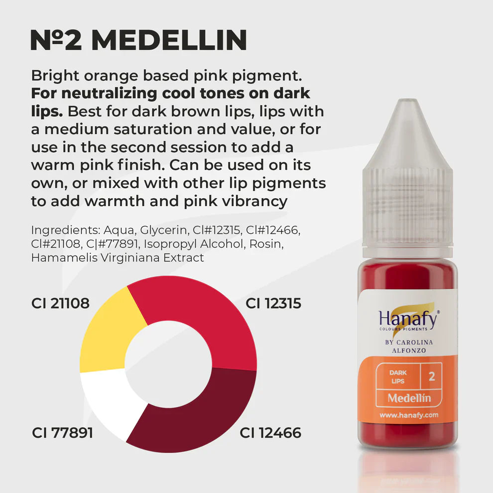 Hanafy - Lip Pigment - Dark Lips - N2 Medellin