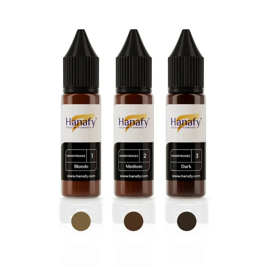 Hanafy - Hairstrokes Full Size Set (3x15ml)