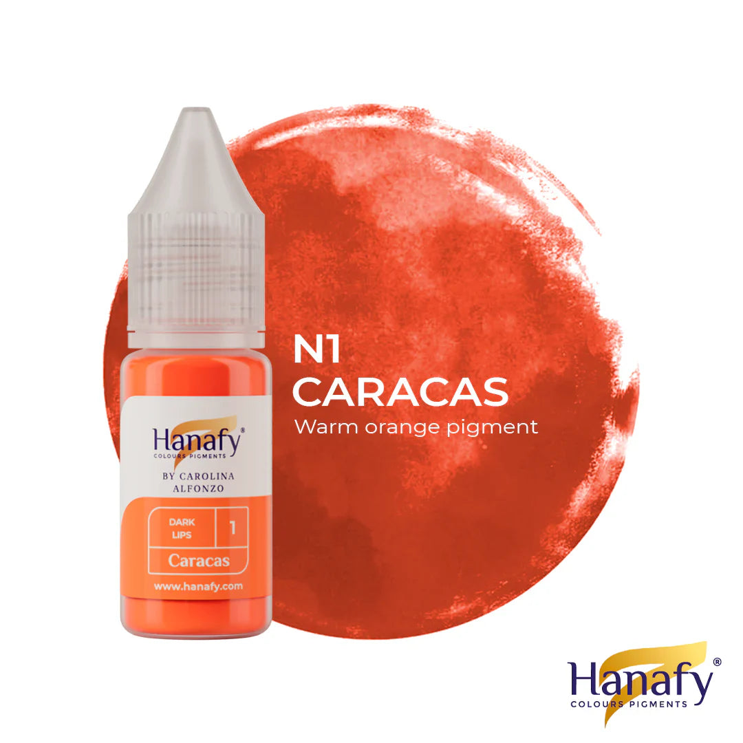 Hanafy - Lip Pigment - Dark Lips - N1 Caracas
