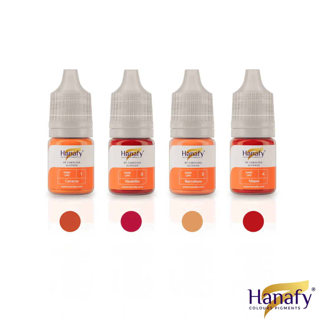 Hanafy - Dark Lips Mini Set (4x5ml)