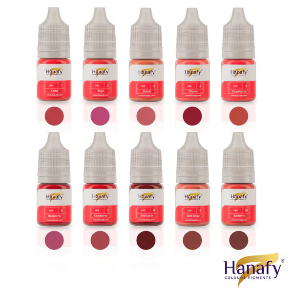 Hanafy - Main Lip Pigment - Mini Set (10x5ml)