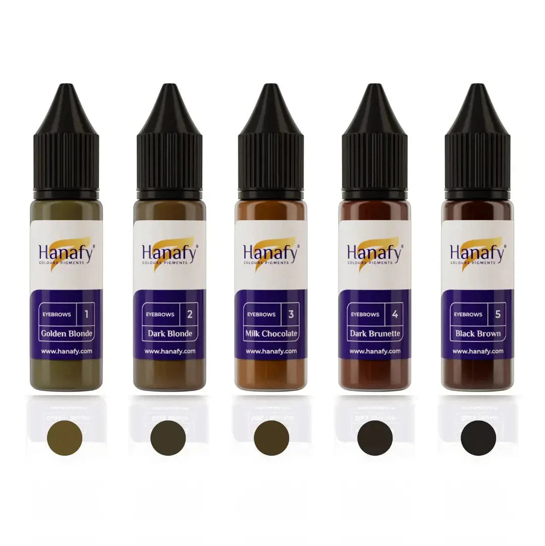 Hanafy - Brow Pigment Set (5x15ml)