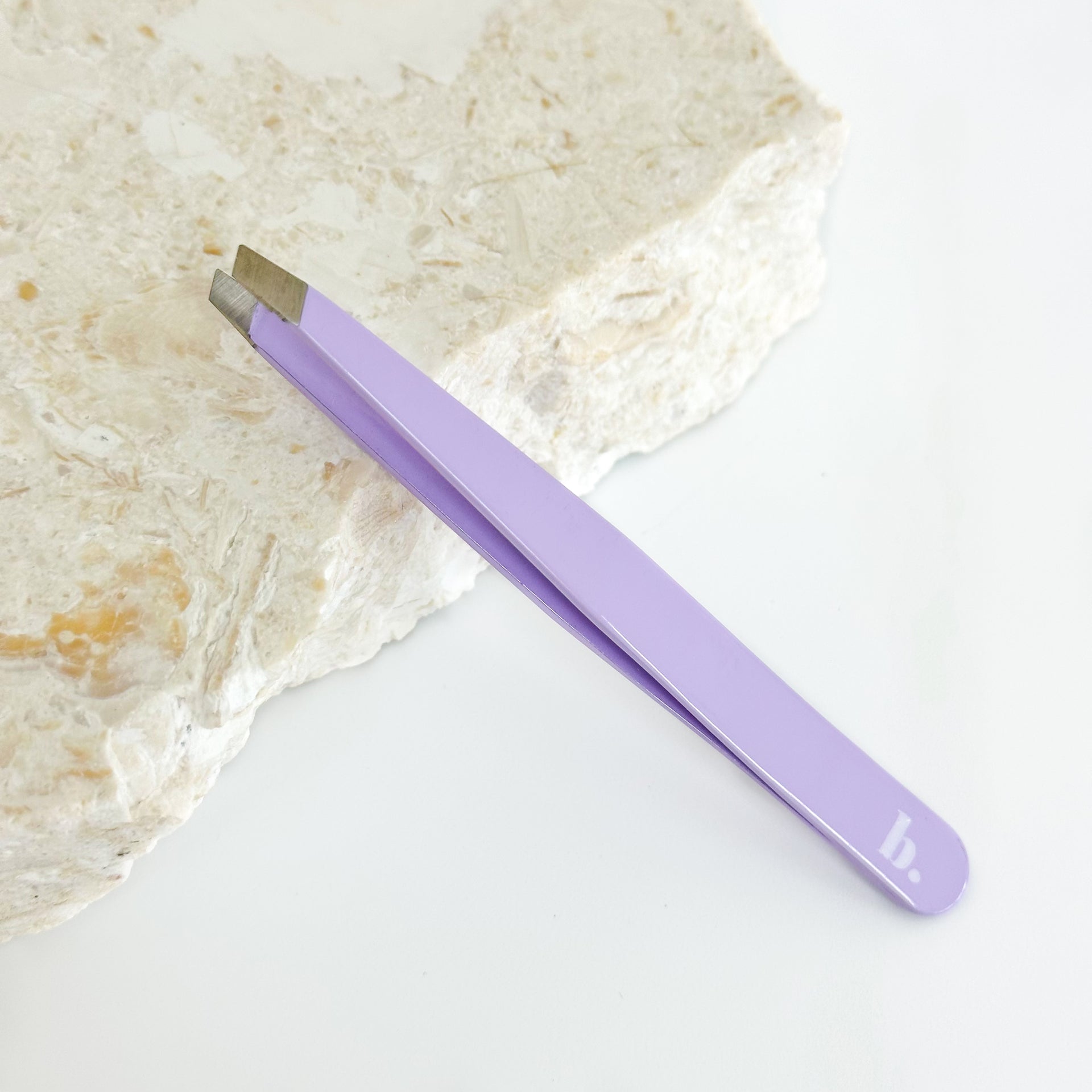 Bella Beauty Pro - Capri Purple Tweezers (Slanted)