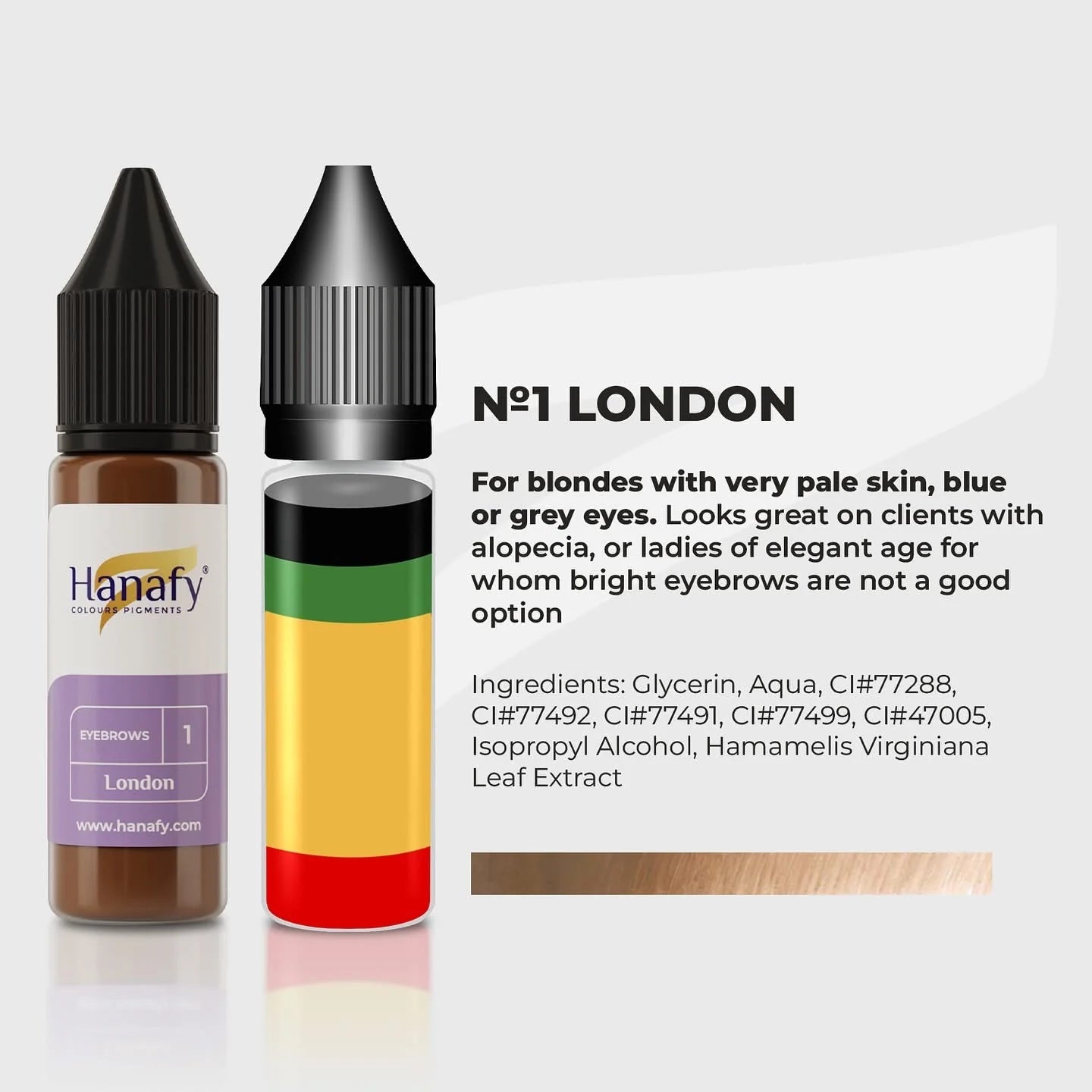 Hanafy - Brow Pigment - Mineral - N1 London