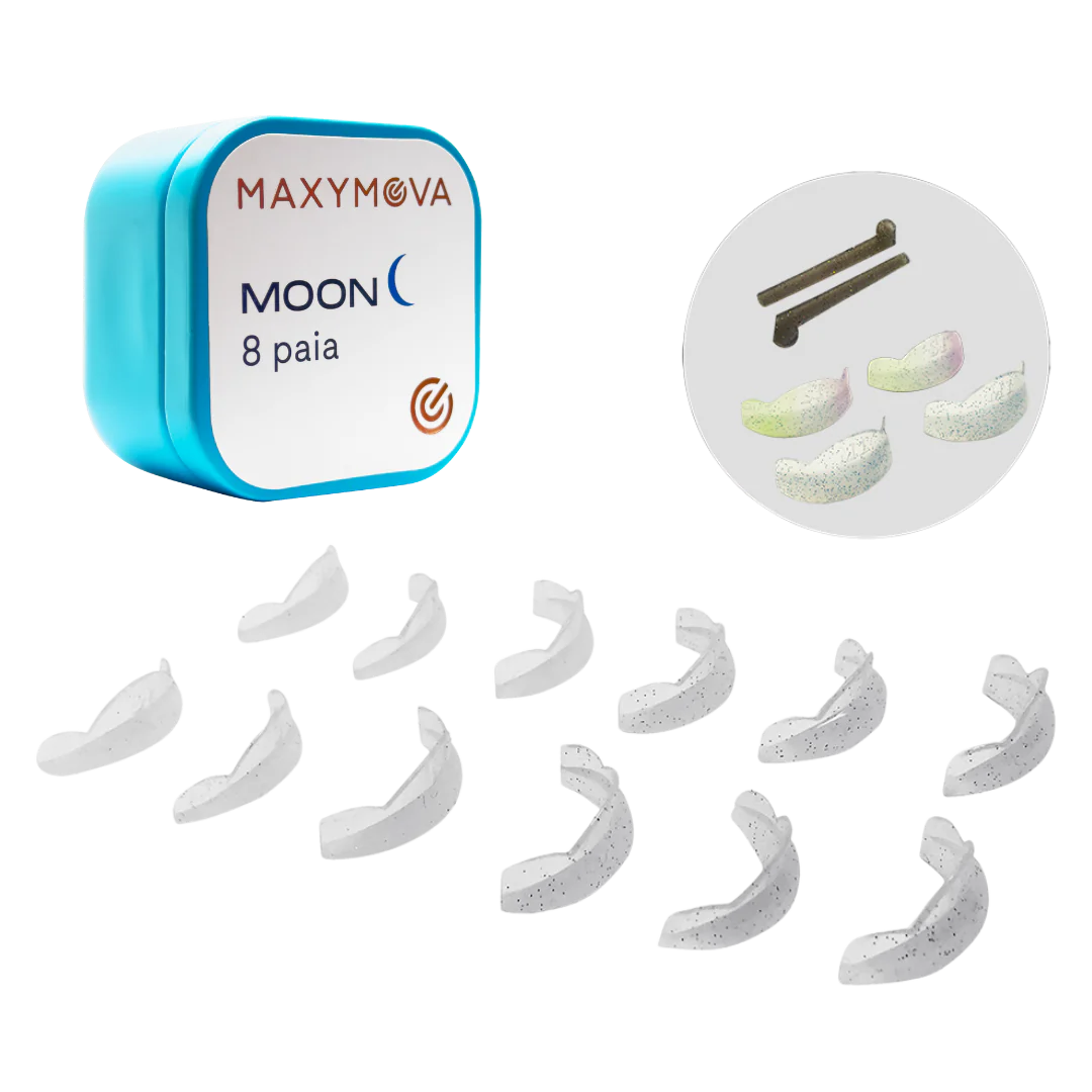 Maxymova - Moon Silicone Lash Shields - (8 Pairs)