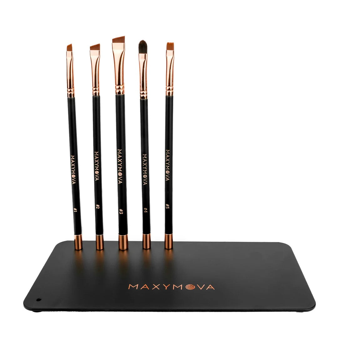 Maxymova - Brow Brush Bundle with Magnetic Base (5x Brushes)