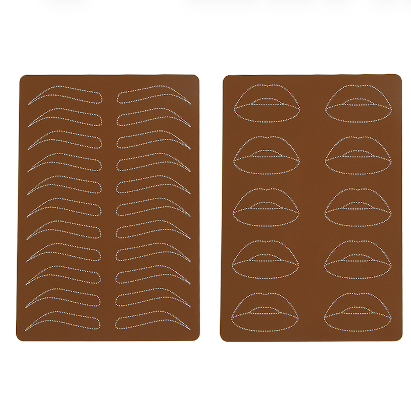 Double Sided Brow and Lip Practice Mat