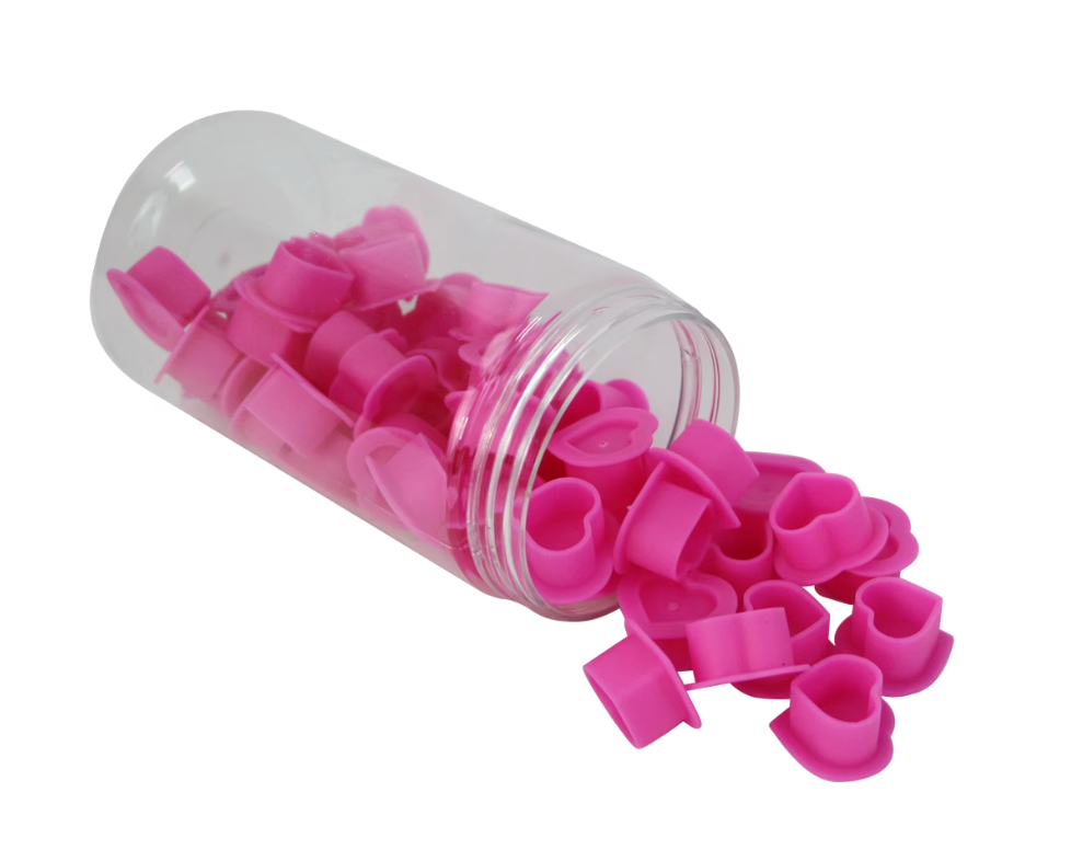 Heart Pigment Cup - Silicone (50PCS)