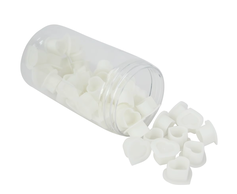 Heart Pigment Cup - Silicone (50PCS)