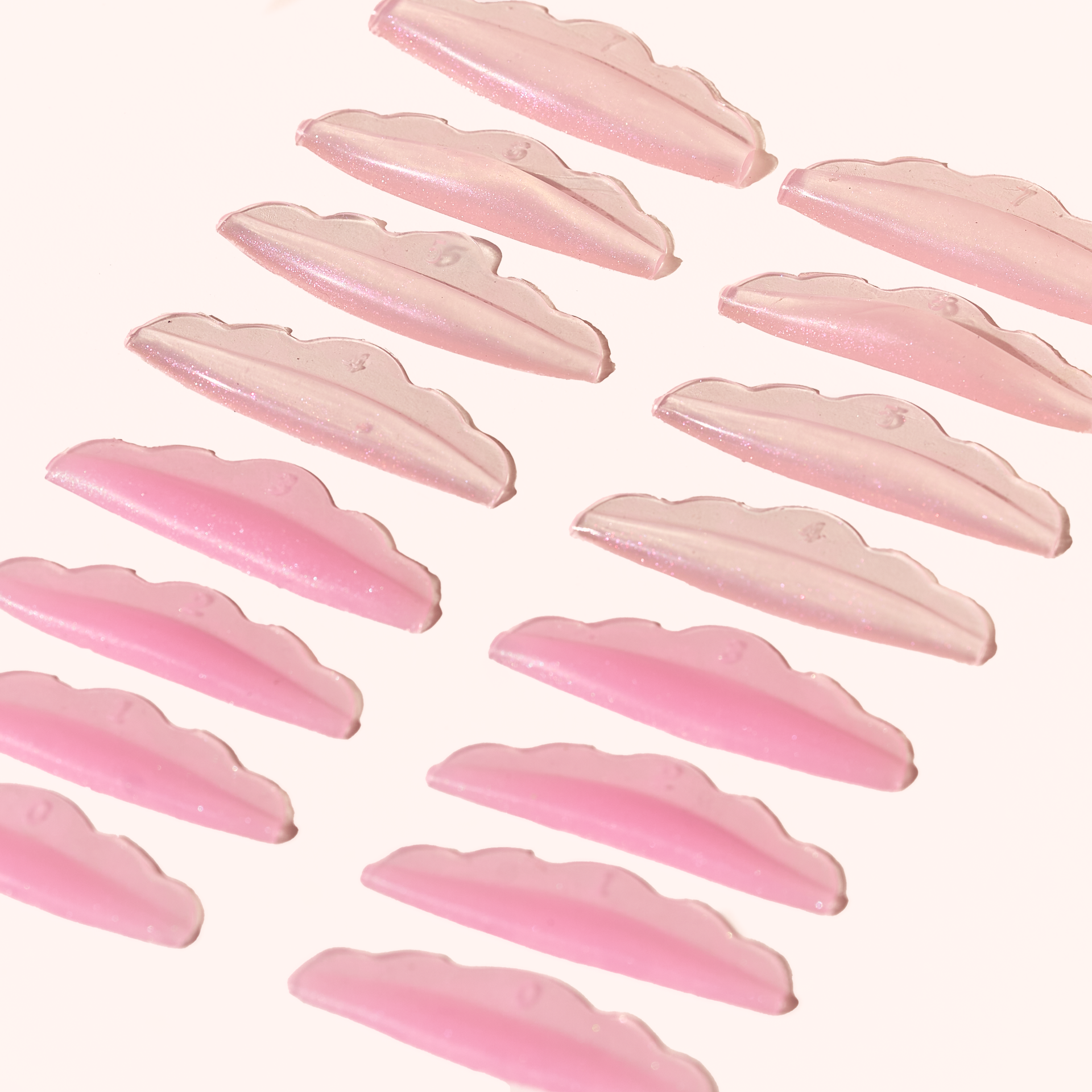 Jelly Curl Lash Lift Pink Shields | 8 Pairs
