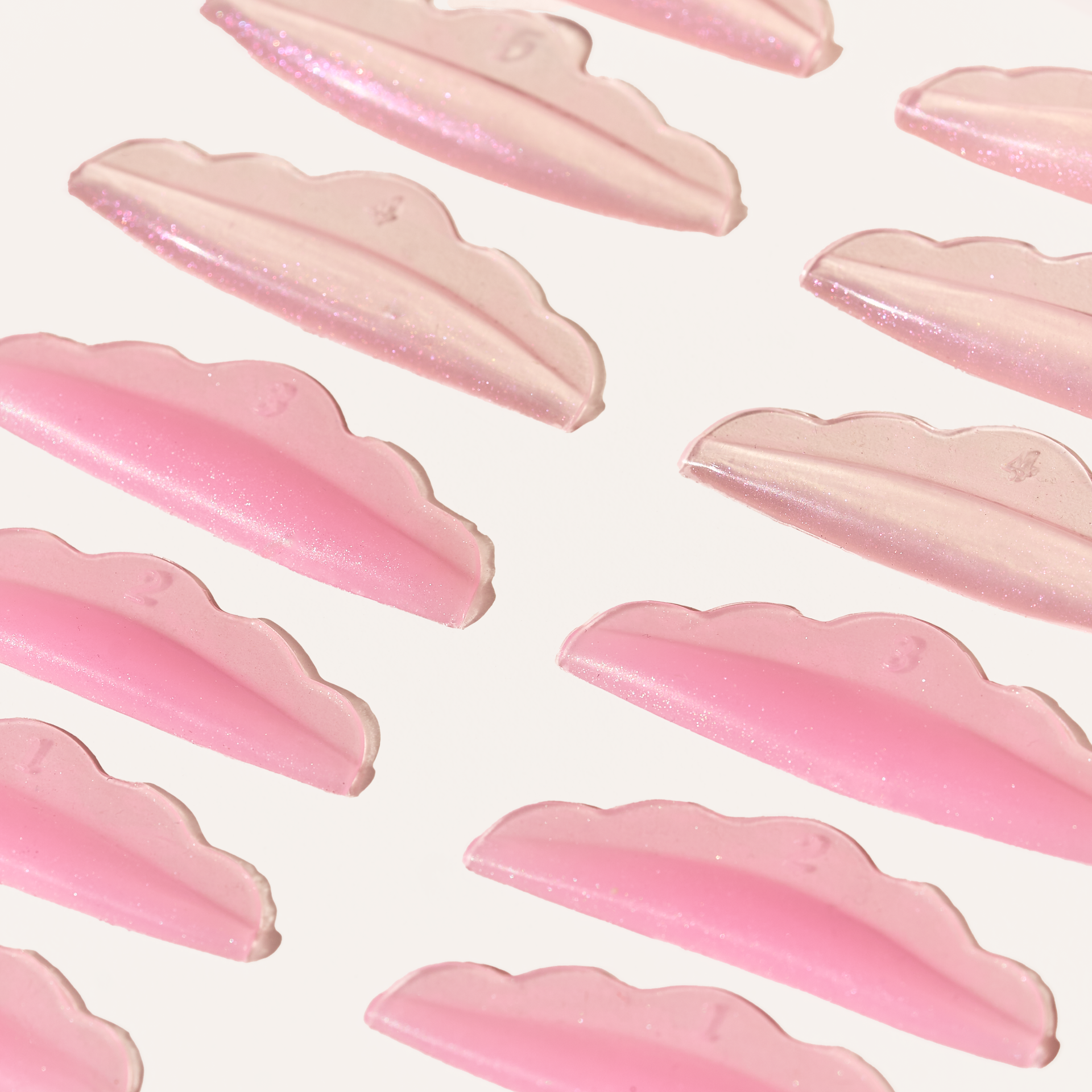 Jelly Curl Lash Lift Pink Shields | 8 Pairs