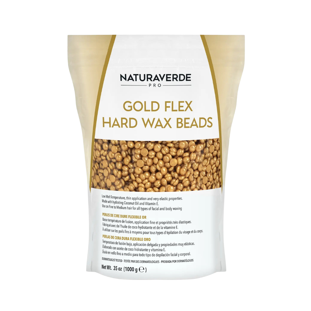 Naturaverde Pro - Gold Flex Hard Wax - Beads (1kg)